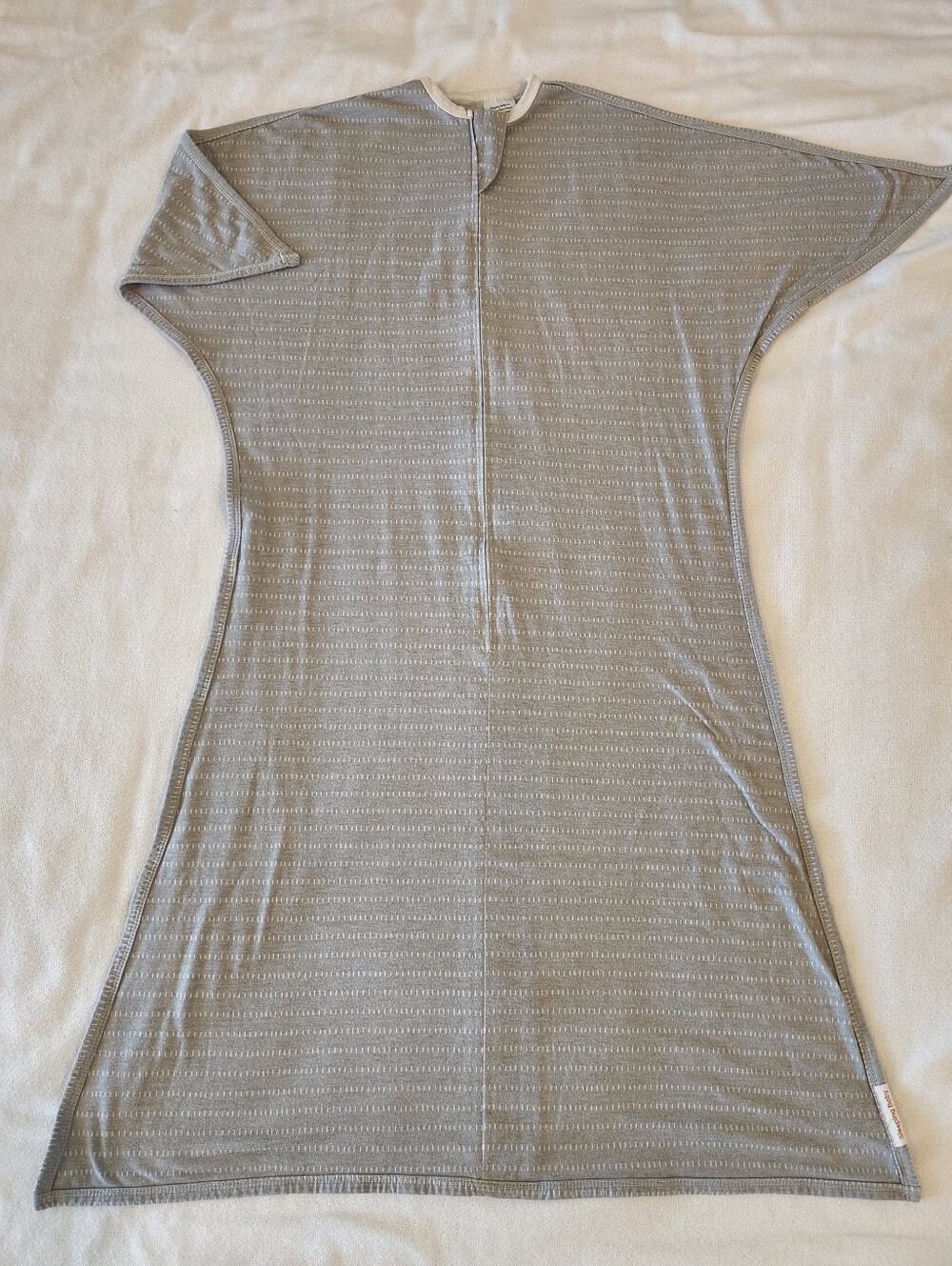 Sleeping Baby Zipadee Zip 2T 3T Gray Knit